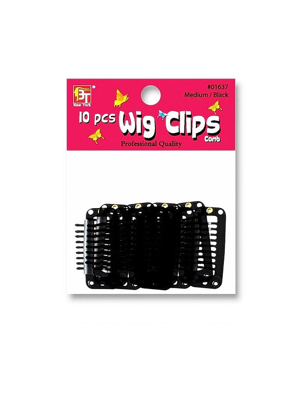 Clips Extention 10pcs Noir #1637 Beauty Town