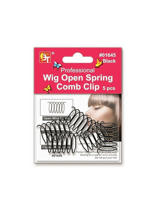 Epingle Clips Pour Perruque 5pcs Noir #1645 Beauty Town