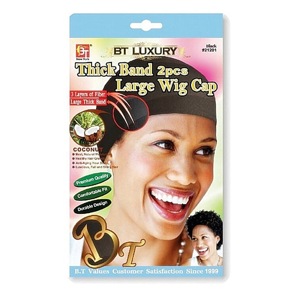 Bonnet Avec Band Épais Wig Cap 2pcs #21201 Beauty Town