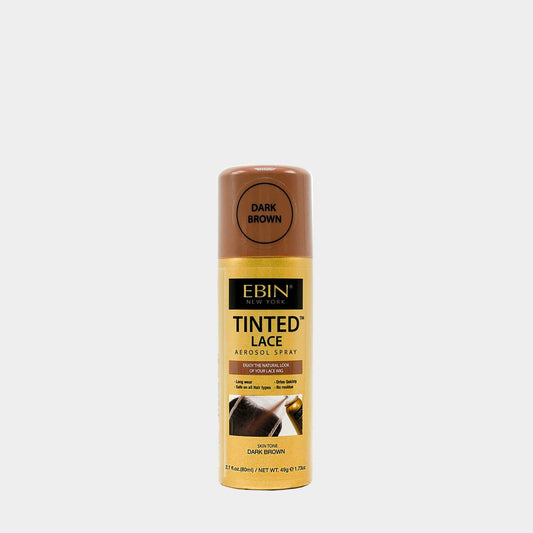 EBIN NEW YORK TINTED LACE AEROSOL SPRAY - DARK BROWN