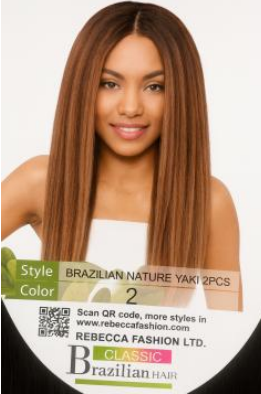 BRAZILIAN NATURE  YAKI 2PCS 22"