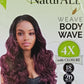 Pure NaturALL 4X Body Wave Weave with Closure 18” 20” 22” - Synthetic Hair Bundle