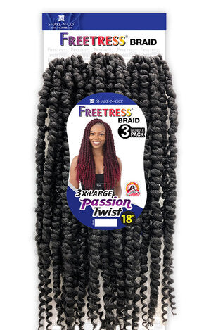 Crochet Braid Semi Naturel Large Passion twist 18" Freetress