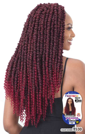 Crochet Braid Semi Naturel Large Passion twist 18" Freetress