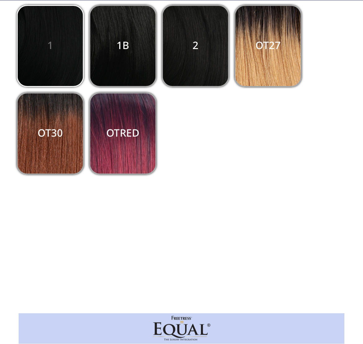 Perruque Semi Naturel Lite Wig 006 Equal