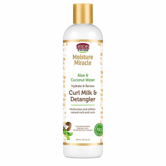 African Pride Moisture Miracle Curl Milk & Detangler 354ml