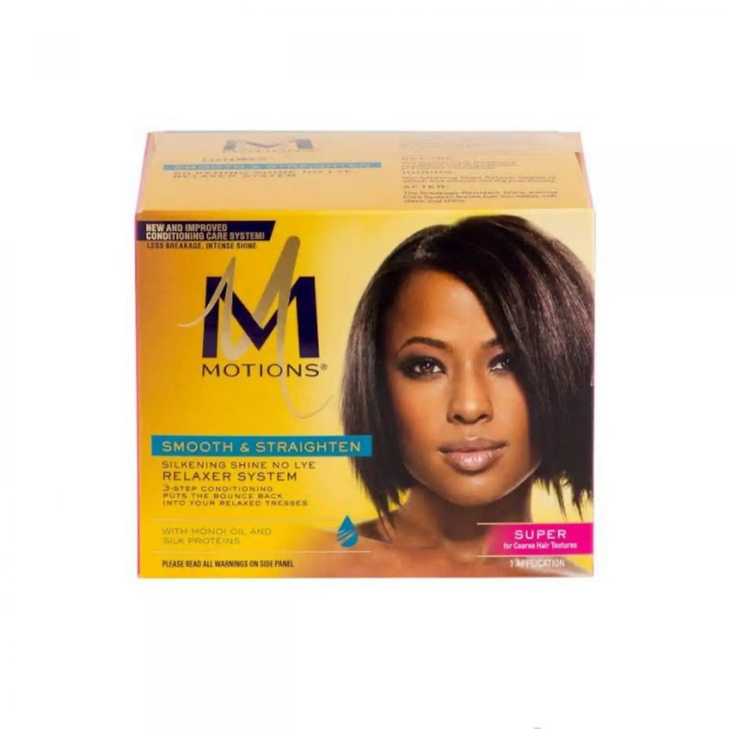 Défrisant sans soude pour cheveux épais Motions Silkening Shine No Lye Relaxer System Super