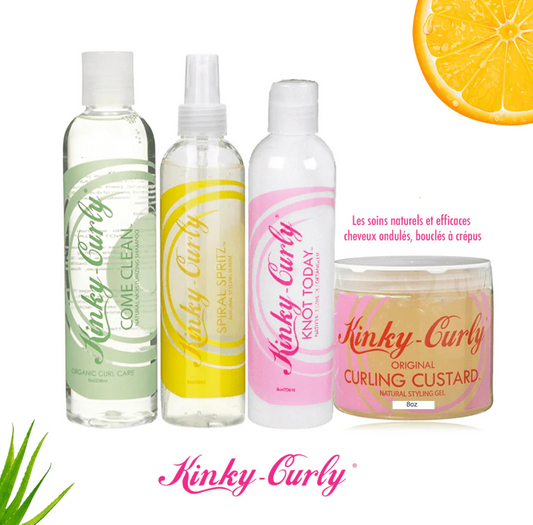 Lot de 4 produits Kinky Curly