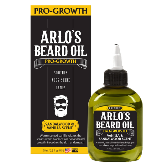 L’huile barbe ARLO’S Beard Oil 75ml Vanille Et Bois de Santal