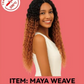 Tissage Semi Natura maya weave 2pcs 30″