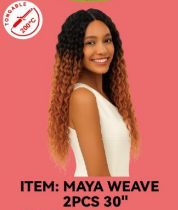 Tissage Semi Natura maya weave 2pcs 30″