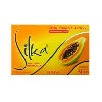 Savon éclaircissant pour la peau Silka Papaya 135g