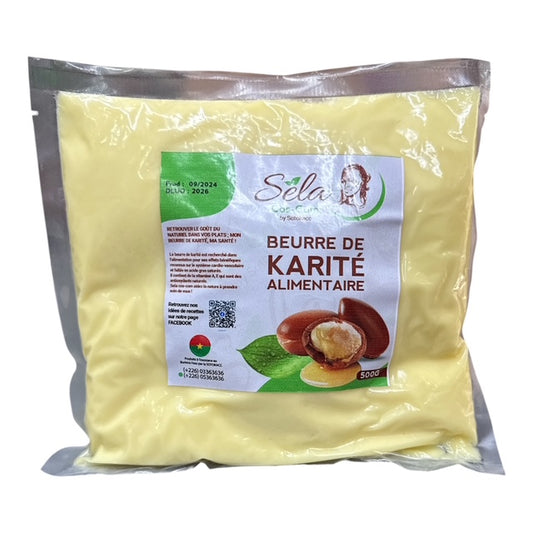 Beurre de Karité Alimentaire 1kg – Sela Cos-Com