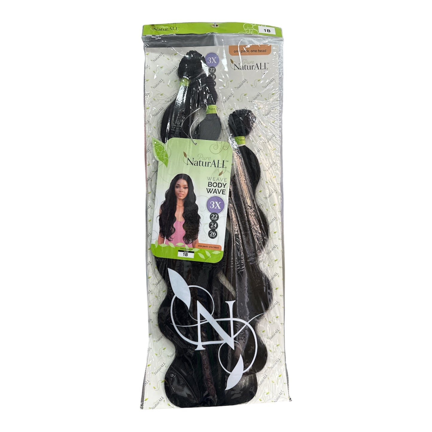 Naturall tissage body wave semi natural 22*24*26p couleur 1