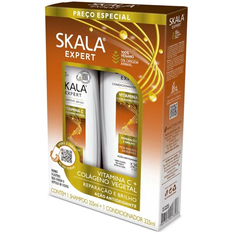 SKALA: VITAMINA C COLAG SHAMPOO + CONDITIONER 325 ML