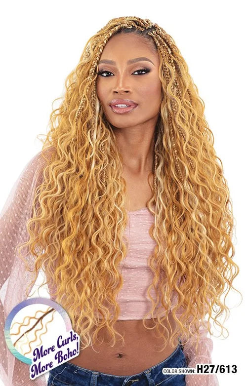 3 Boules Crochet Braid Semi Naturel BORA BORA BRAIDS 22" Freetress