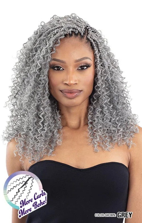 FREETRESS  3x Water Curl Boho Braids 12"
