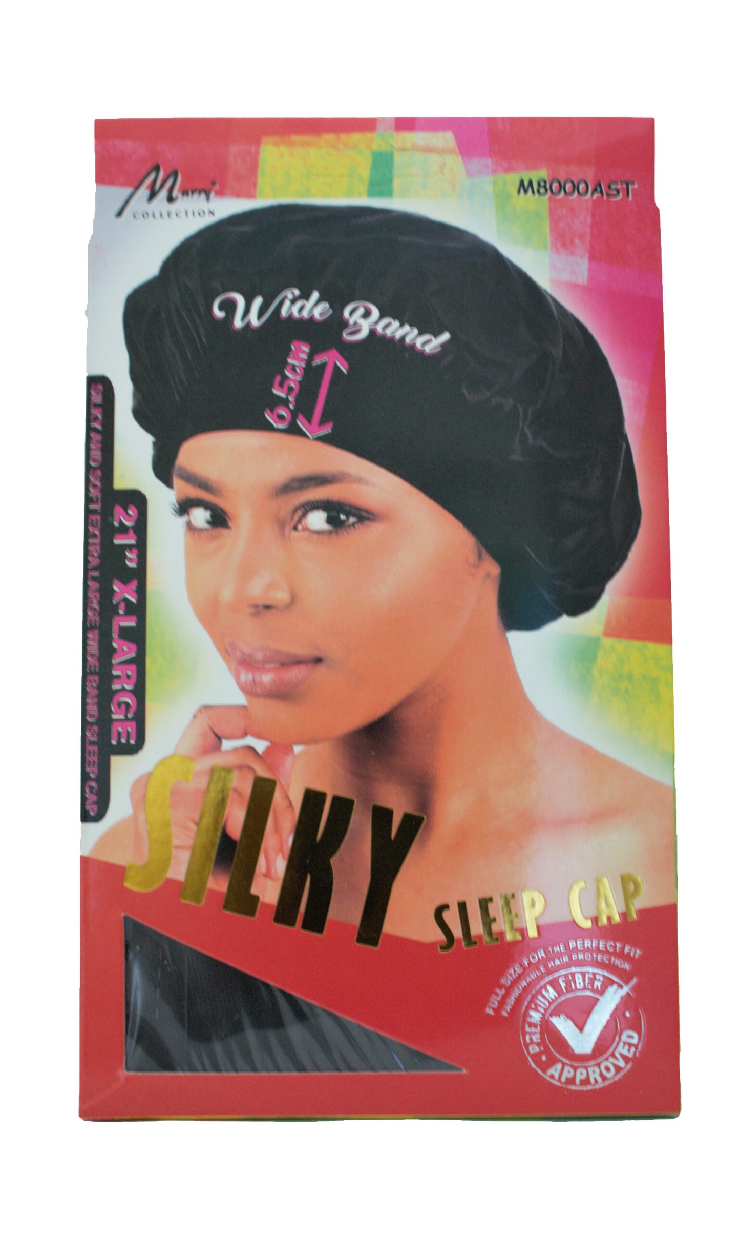 Bonnet Pour La Nuit Murry's Collection Sleeping Cap Wide Band M8000AST