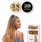 Crochet Braid Semi Naturel Spiral French Curl 28" 3X Cherish