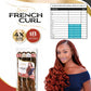 Crochet Braid Semi Naturel Spiral French Curl 18″ 4X Cherish