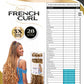 Crochet Braid Semi Naturel Spiral French Curl 28" 3X Cherish