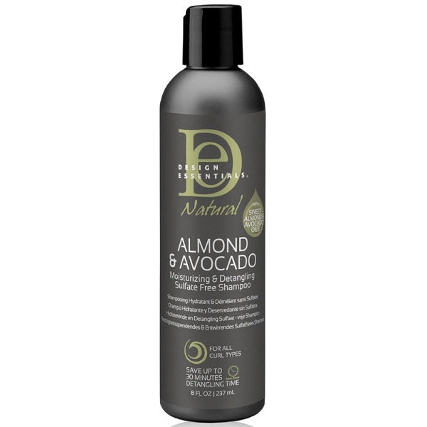 Design Essential Almond Avocado Moisturizing Detangling Shampoo 8oz