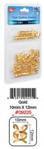 Bague Cheveux Doré 10X12MM BT #9225