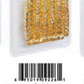 Bague Cheveux Doré 10X15MM BT #9226
