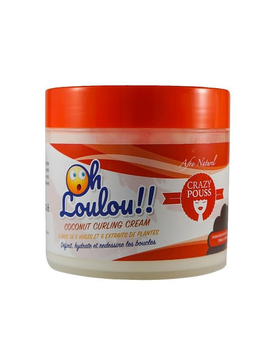 Creme A Huile De Coco Oh Loulou Coconut Curling Cream Crazy Pouss