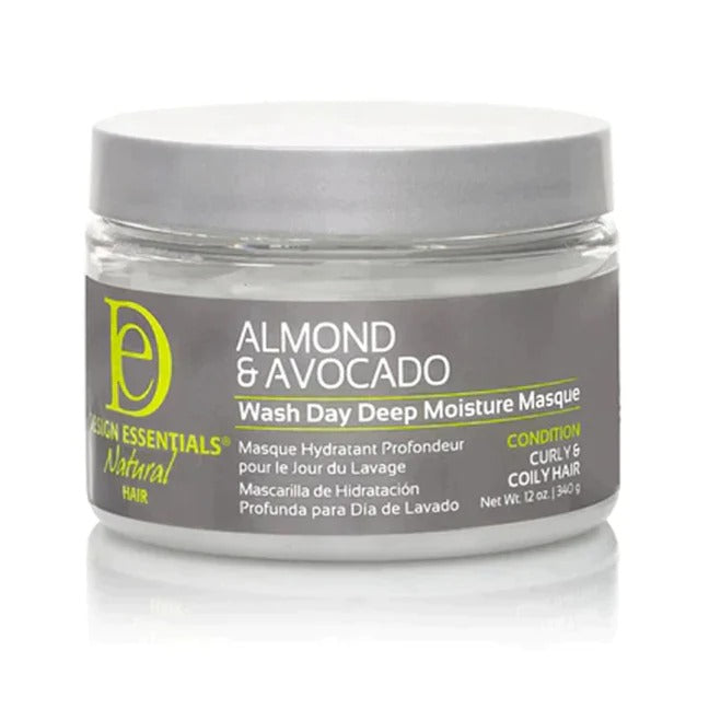 DESIGN ESSENTIALS - ALMOND & AVOCADO WASH DAY DEEP MOISTURE MASQUE