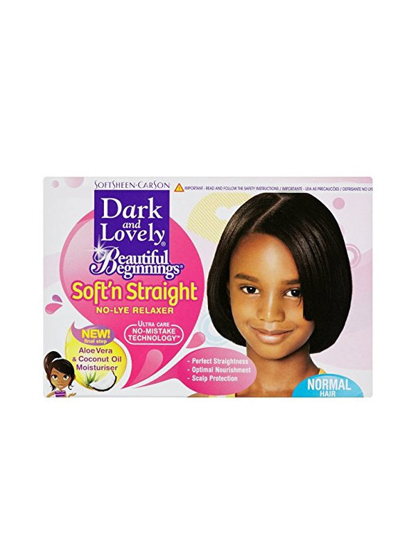 Kit Complet Defrisant Dark Lovely Beautiful Beginnings Relaxer