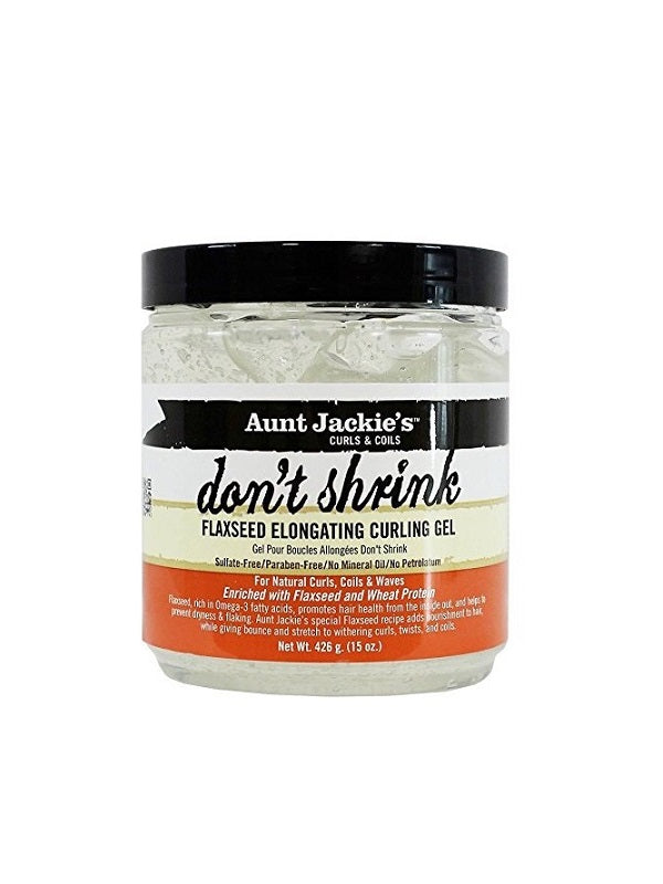 Gel Cheveux Aunt Jackie’s Flaxseed Don't Shrink Curling Gel 15oz