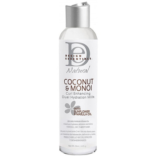 Lait Hydratant Design Essential Coconut Monoi Curl Enhancing Dual Hydration Milk