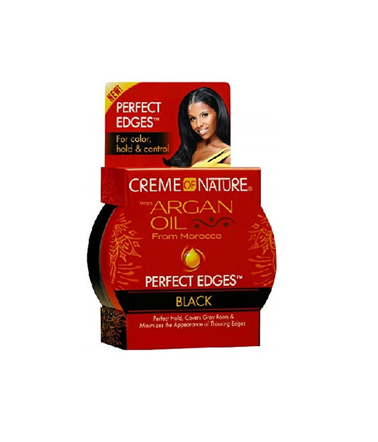 Gel Edge Baby Hair Noir Creme Of Nature Argan Oil Perfect Edges Black