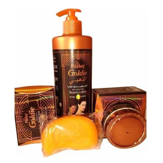 Gamme éclaircissante Goldie perlay 3pcs