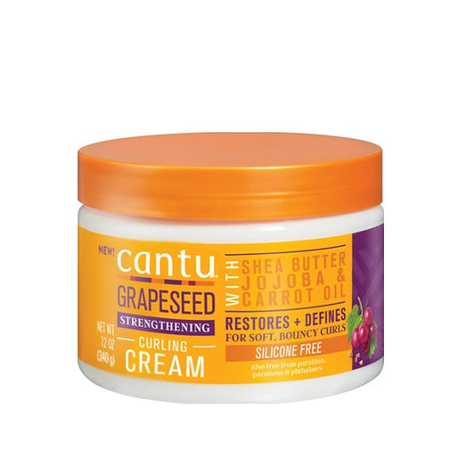 Cantu Grapeseed Strengthening Curling Cream 340g