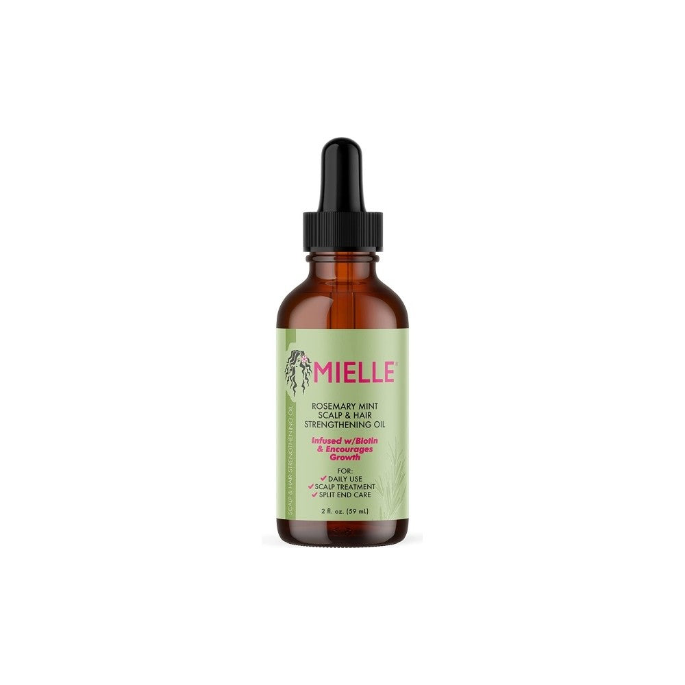 MIELLE ORGANICS Huile croissance capillaire Romarin/Menthe poivrée (Rosemary Mint) 59ml