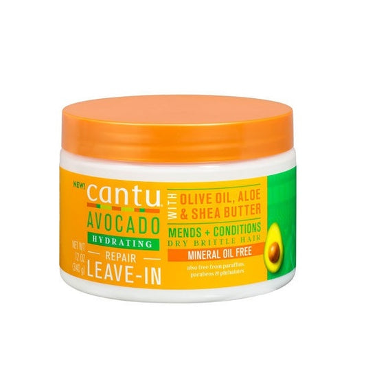 Soin Sans Rinsage Cantu Avocado Hydrating Repair Leave-in 12oz