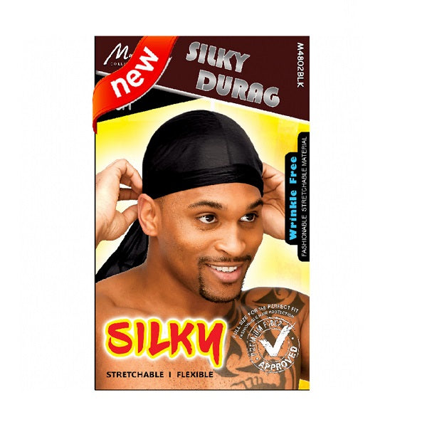 Murry's M4802B Men Silky Durag Black