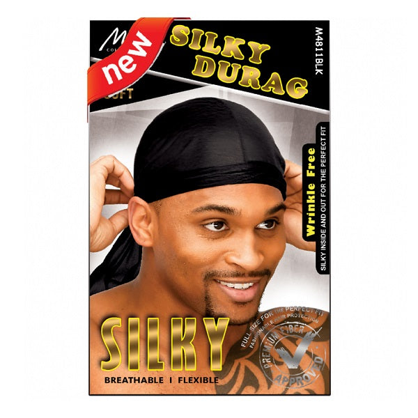 Durag Adjustable Murry's M4811BLK Silky Durag Black