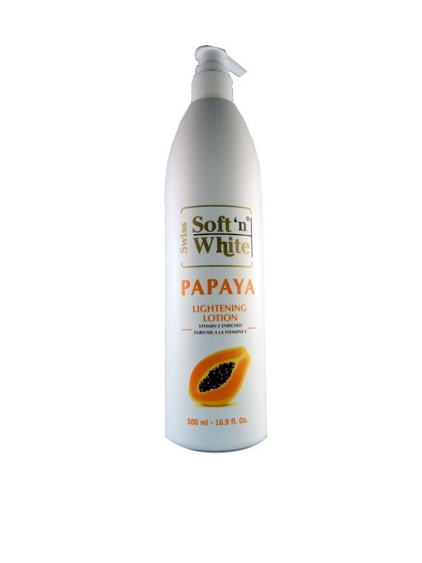 Lait Corporel Soft White Papaya Lotion vitamine E