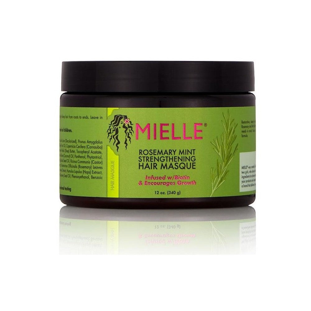 MIELLE ORGANICS Masque croissance capillaire Romarin Menthe poivrée (Hair Masque) 340g