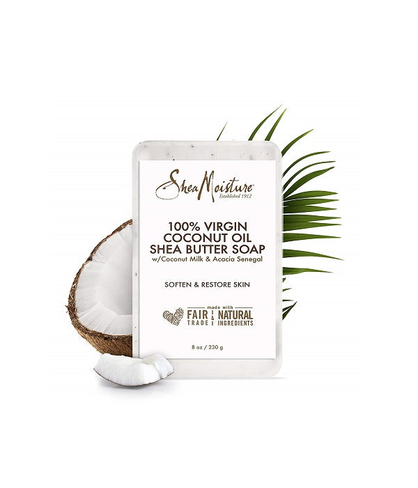 Savon A L’huile De Coco et Karite Virgin Coconut Oil Shea Butter Soap Shea Moisture