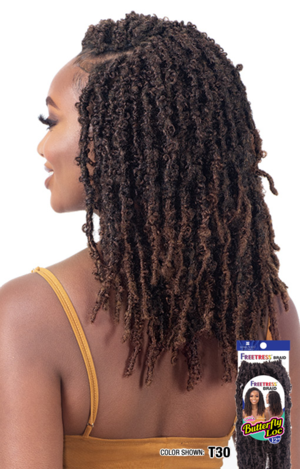 Crochet Semi NaturelBraid Butterfly Loc 12? Freetress